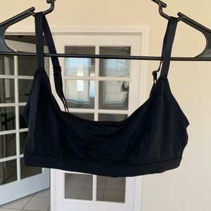 New Parade black bralette in Eightball size M